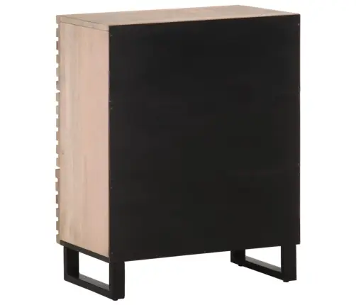 Puhvetkapp, Valge, 60 X 34 X 75 cm Mangopuit