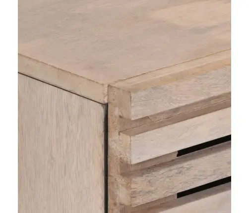 Puhvetkapp, Valge, 60 X 34 X 75 cm Mangopuit