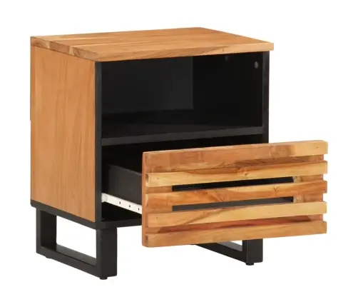 Naktsskapīši, 2 Gab., 40X34X46 Cm, Akācijas Masīvkoks Vidaxl Naktsskapīši, 2 Gab., 40X34X46 Cm, Akācijas Masīvkoks Vidaxl