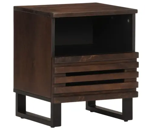 Naktsskapītis, 40X34X46 Cm, Mango Masīvkoks Vidaxl