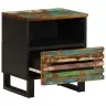 Naktinė Spintelė, 40X34X46cm Perdirbtos Medienos Masyvas