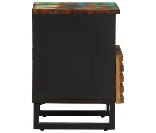 Naktinė Spintelė, 40X34X46cm Perdirbtos Medienos Masyvas