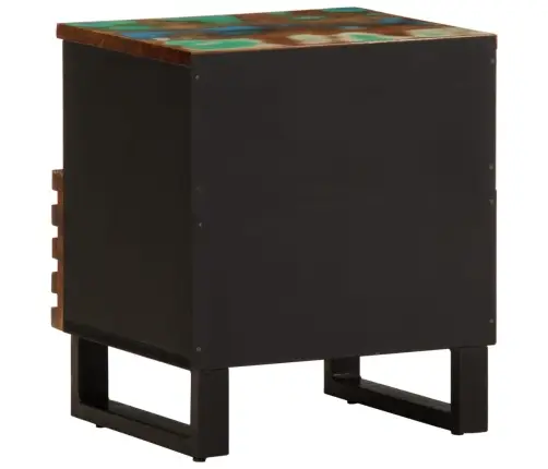 Naktinė Spintelė, 40X34X46cm Perdirbtos Medienos Masyvas