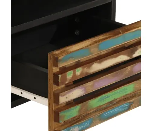 Naktinė Spintelė, 40X34X46cm Perdirbtos Medienos Masyvas