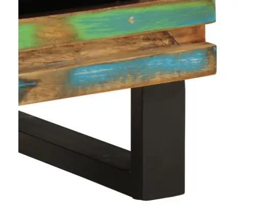 Naktinė Spintelė, 40X34X46cm Perdirbtos Medienos Masyvas