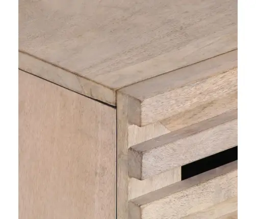 Naktinė Spintelė, Balta, 50X34X60cm Mango Medienos Masyvas Naktinė Spintelė, Balta, 50X34X60cm Mango Medienos Masyvas