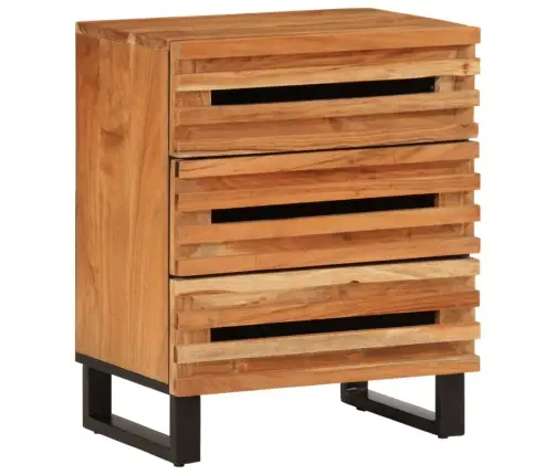 Naktinė Spintelė, 50X34X62cm Akacijos Medienos Masyvas