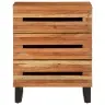 Naktinė Spintelė, 50X34X62cm Akacijos Medienos Masyvas