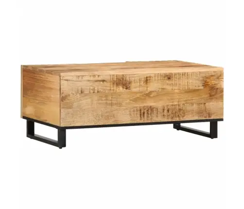 Kafijas Galdiņš, 100X55X40 Cm, Neapstrādāts Mango Masīvkoks Vidaxl