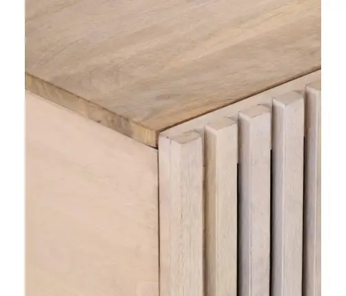 Kafijas Galdiņš, Balts, 100X55X40 Cm, Mango Masīvkoks Vidaxl