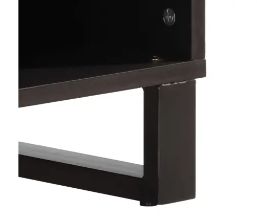 Tv Skapītis, 100X34X46 Cm, Raupjš Mango Masīvkoks Vidaxl