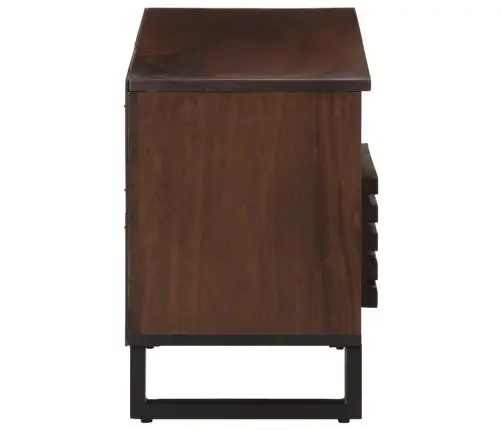 Tv Skapītis, Brūns, 100X34X46 Cm, Mango Masīvkoks Vidaxl