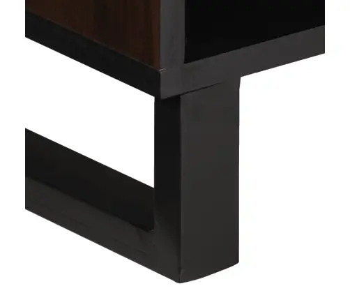 Tv Skapītis, Brūns, 100X34X46 Cm, Mango Masīvkoks Vidaxl