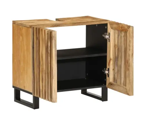 Vonios Kambario Spintelė Praustuvui, 62X34X58cm Mango Masyvas