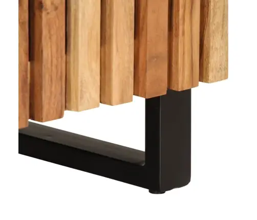 Vannasistabas Izlietnes Skapītis, 62X34X58 Cm, Akācijas Koks Vidaxl