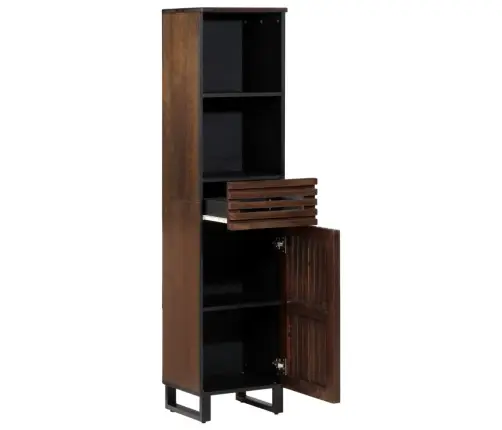 Kumode, Brūna, 38X34X160 Cm, Mango Masīvkoks Vidaxl