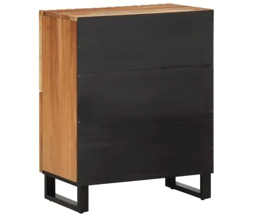 Kumode, 60X34X75 Cm, Akācijas Masīvkoks Vidaxl