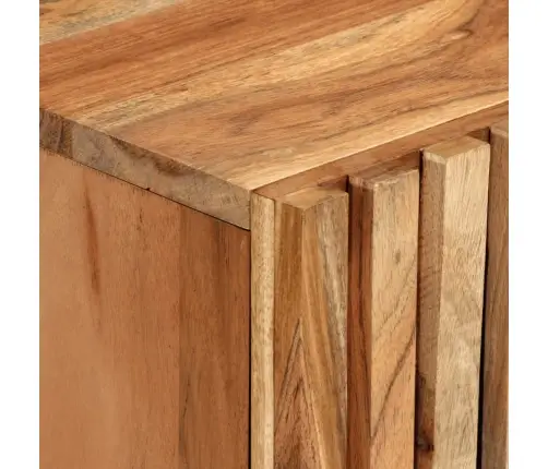 Kumode, 60X34X75 Cm, Akācijas Masīvkoks Vidaxl