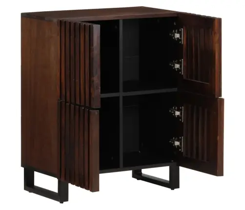 Kumode, Brūna, 60X34X75 Cm, Mango Masīvkoks Vidaxl