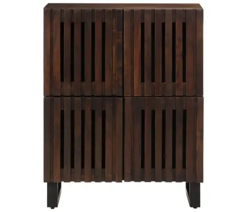 Kumode, Brūna, 60X34X75 Cm, Mango Masīvkoks Vidaxl