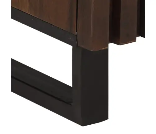 Kumode, Brūna, 60X34X75 Cm, Mango Masīvkoks Vidaxl