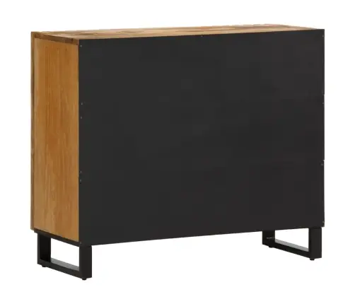 Kumode, 90X34X75 Cm, Neapstrādāts Mango Masīvkoks Vidaxl