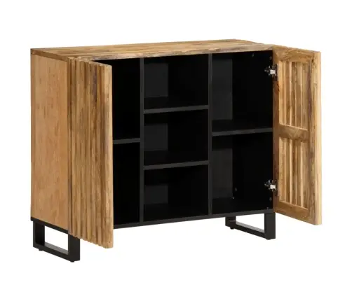 Kumode, 90X34X75 Cm, Neapstrādāts Mango Masīvkoks Vidaxl