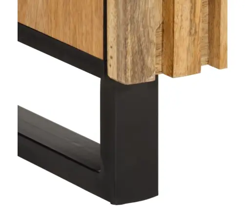 Kumode, 90X34X75 Cm, Neapstrādāts Mango Masīvkoks Vidaxl