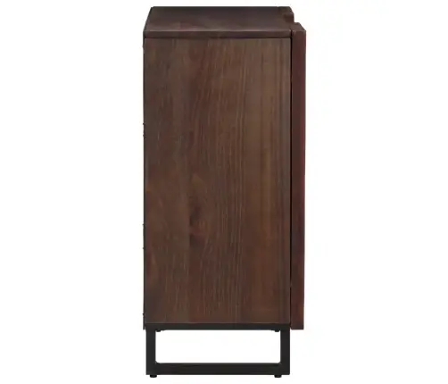 Šoninė Spintelė, Ruda, 90X34X75cm Mango Medienos Masyvas