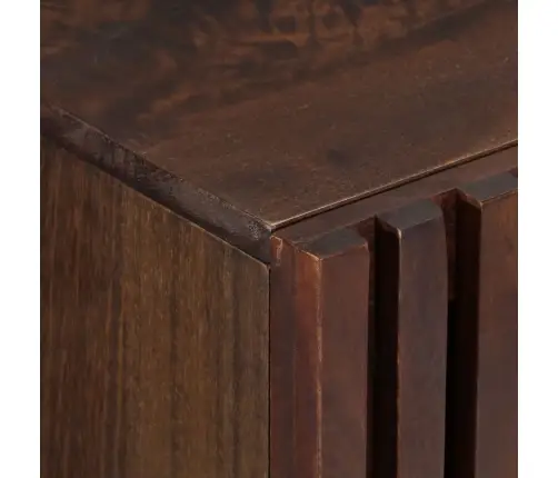 Šoninė Spintelė, Ruda, 90X34X75cm Mango Medienos Masyvas