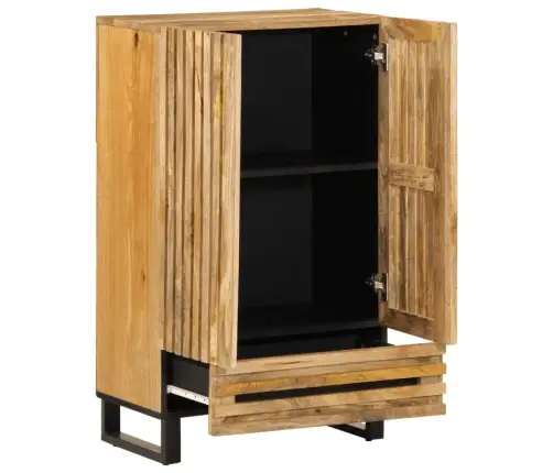 Augstais Skapītis, 60X34X100 Cm, Mango Masīvkoks Vidaxl