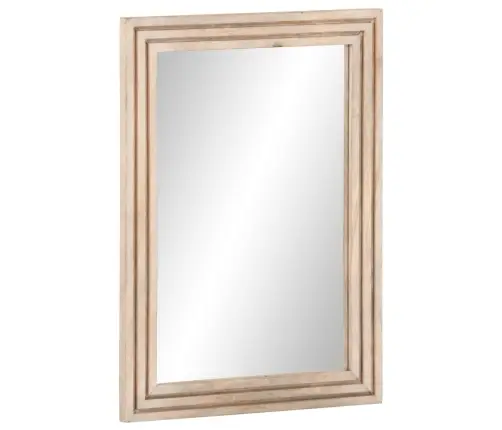 Vonios Veidrodis, 50X70cm Mango Medienos Masyvas Ir Stiklas Vonios Veidrodis, 50X70cm Mango Medienos Masyvas Ir Stiklas