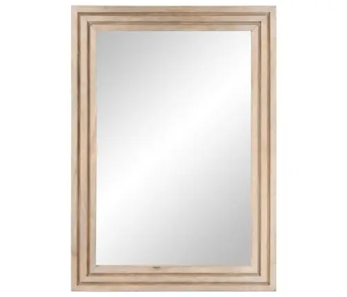 Vonios Veidrodis, 50X70cm Mango Medienos Masyvas Ir Stiklas Vonios Veidrodis, 50X70cm Mango Medienos Masyvas Ir Stiklas