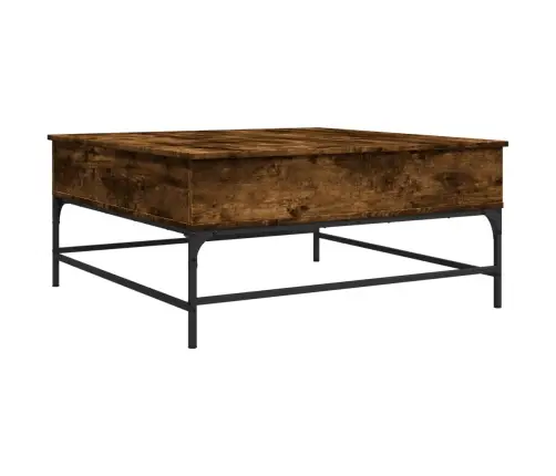 Kohvilaud, Suitsutamm, 95X95X45 cm Tehispuit Ja Metall