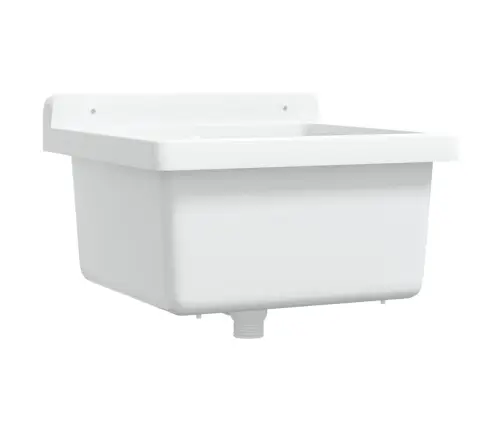 Valamu Seinale Kinnitamiseks, Valge, 40 X 40 X 24 cm Vaik