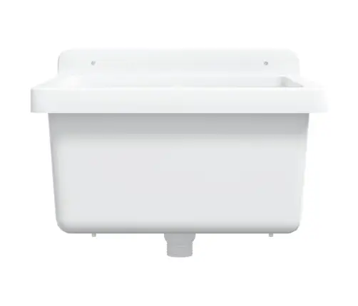 Valamu Seinale Kinnitamiseks, Valge, 40 X 40 X 24 cm Vaik