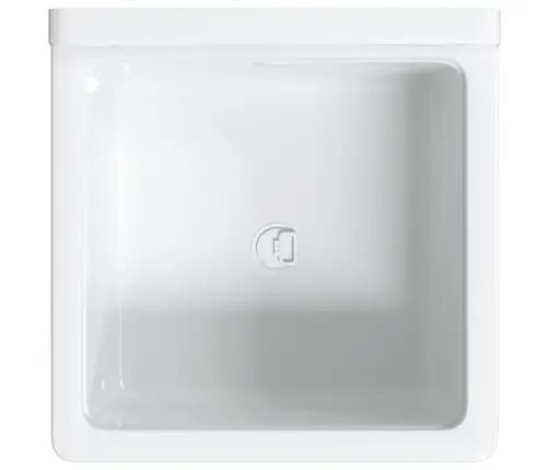 Valamu Seinale Kinnitamiseks, Valge, 40 X 40 X 24 cm Vaik