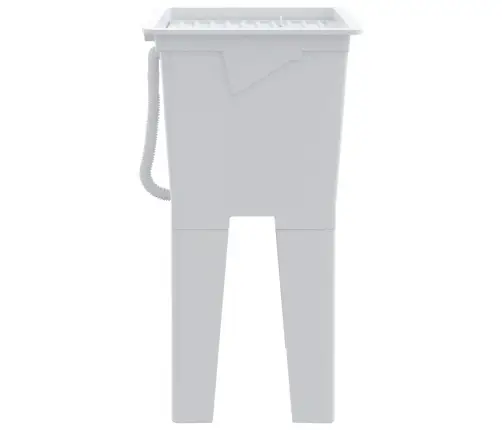 Praustuvas Skalbiniams, Baltos Spalvos, 59X41X75cm Derva