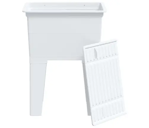 Praustuvas Skalbiniams, Baltos Spalvos, 59X41X75cm Derva