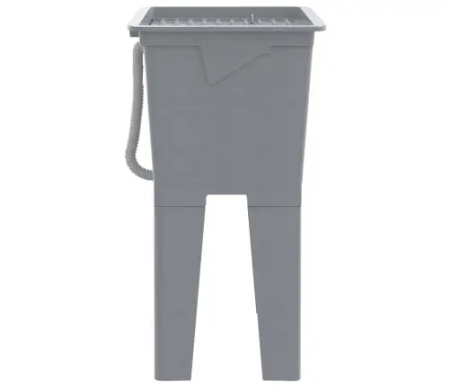 Veļas Bļoda, Pelēka, 59X41X75 Cm, Sveķi Vidaxl