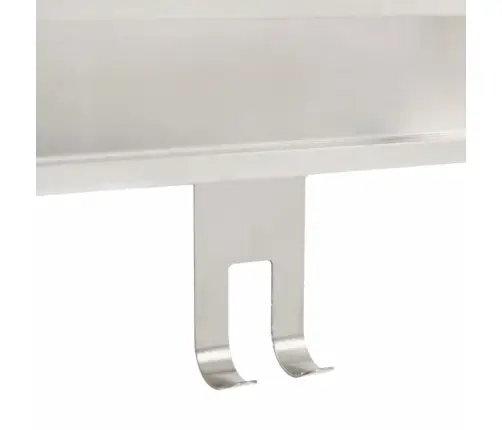 Dušas Plaukts, Matēts 304. Klases Nerūsējošais Tērauds Vidaxl