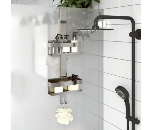 Dušas Plaukts, Matēts 304. Klases Nerūsējošais Tērauds Vidaxl