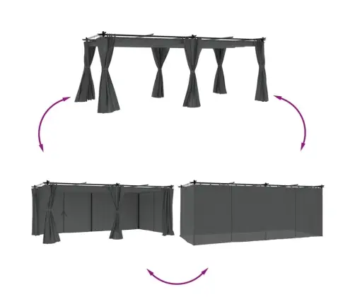 Kardinatega Paviljon, Antratsiithall, 6X3 M, Teras