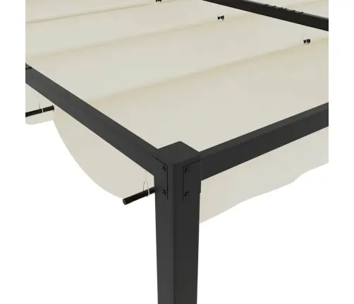 Sodo Pavėsinė Su Ištraukiamu Stogo Kremu 3X3 M Plieno