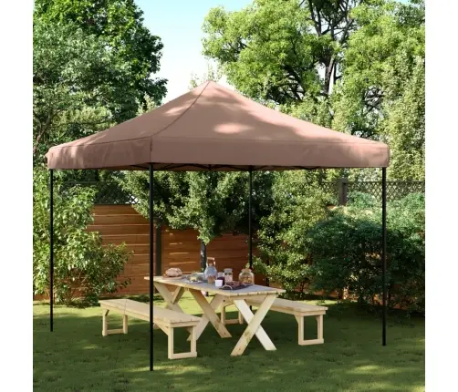 Saliekama Svinību Telts, Brūna, 292X292X315 Cm Vidaxl