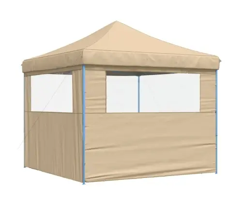 Saliekama Svinību Nojume, 2 Sānu Sienas, Bēša Vidaxl