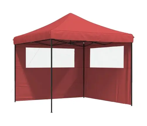 Saliekama Svinību Nojume, 2 Sānu Sienas, Vīnsarkana Vidaxl