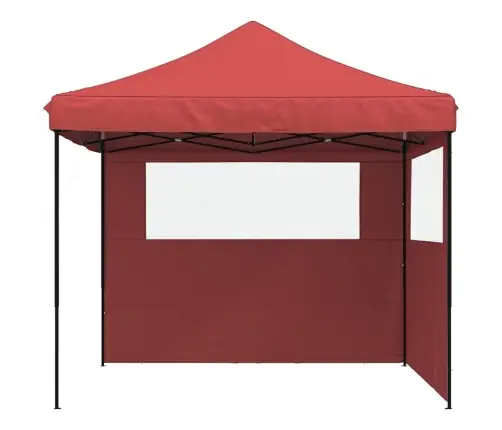 Saliekama Svinību Nojume, 2 Sānu Sienas, Vīnsarkana Vidaxl