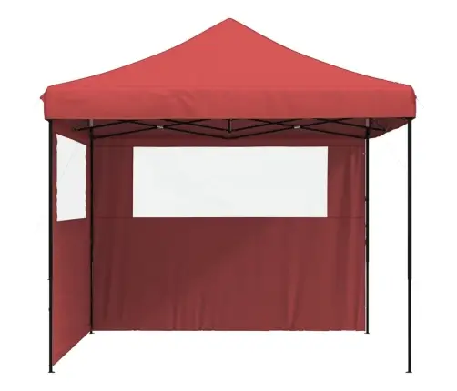 Saliekama Svinību Nojume, 2 Sānu Sienas, Vīnsarkana Vidaxl