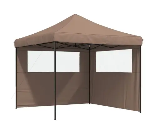 Saliekama Svinību Nojume, 2 Sānu Sienas, Brūna Vidaxl